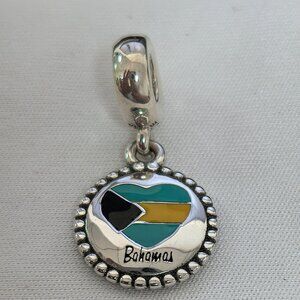 Pandora Bahamas Exclusive Charm Pendant, S925 Silver Jewelry